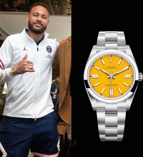 neymar jr yellow watch